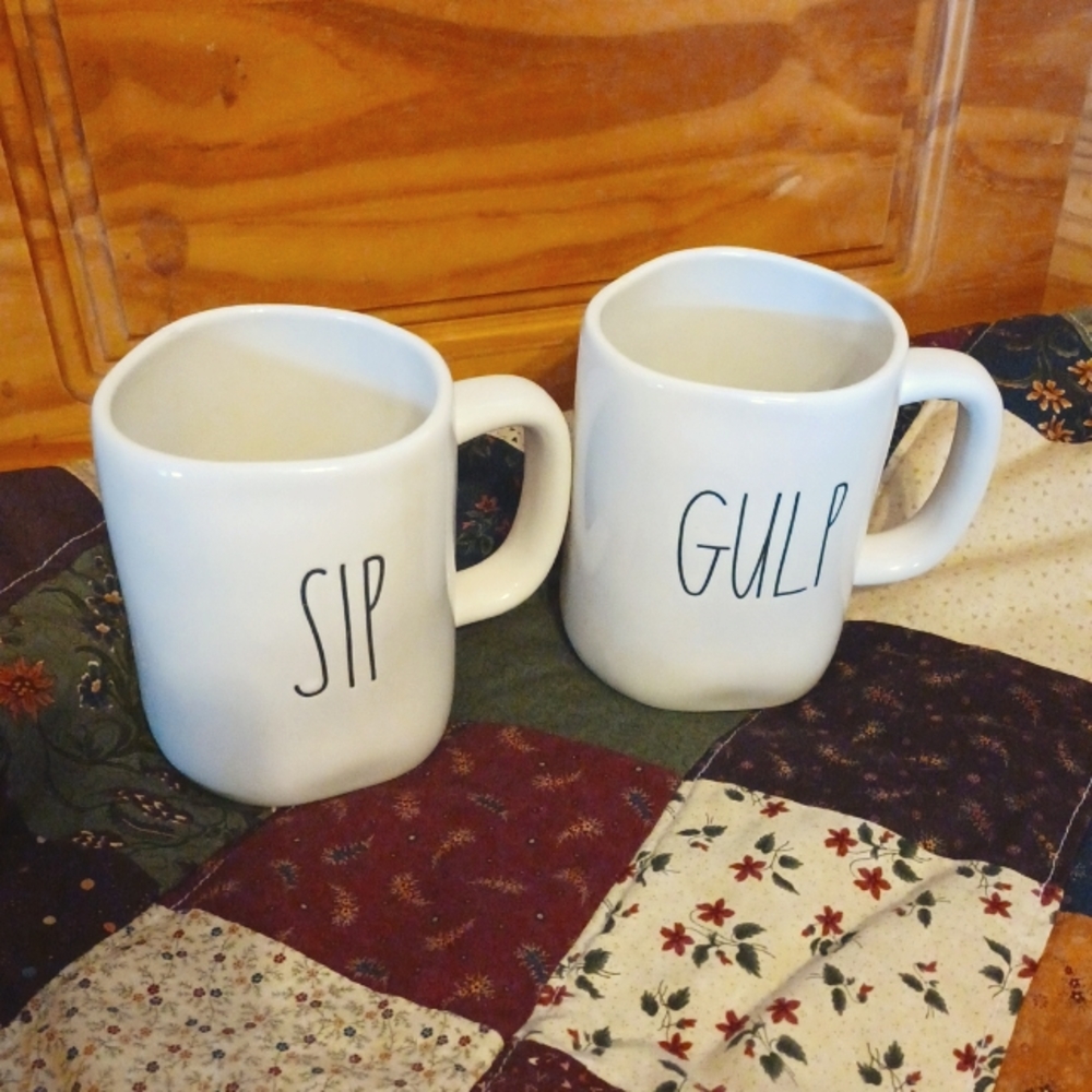 RAE DUNN coffee mugs